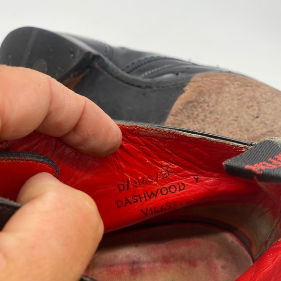 Jeffrey West Handmade in England Black Brogue Boots - Picture 8 of 8